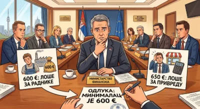Минимальная зарплата в Сербии